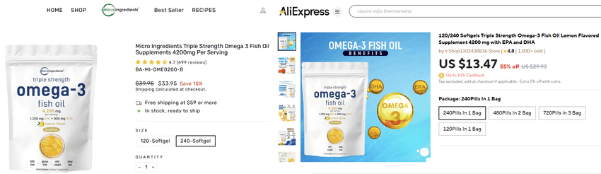 aliexpress fish oil