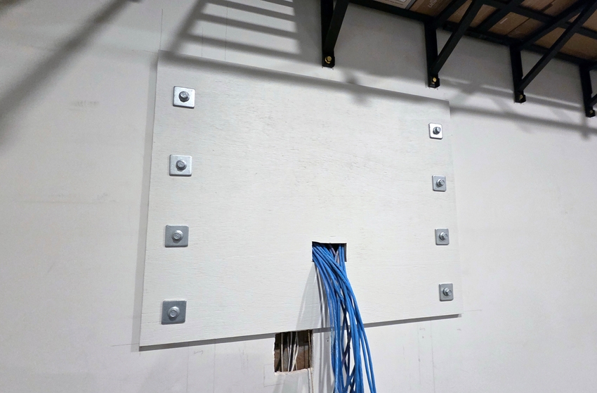 backboard mounted