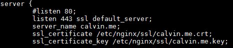NGINX SSL Configuration