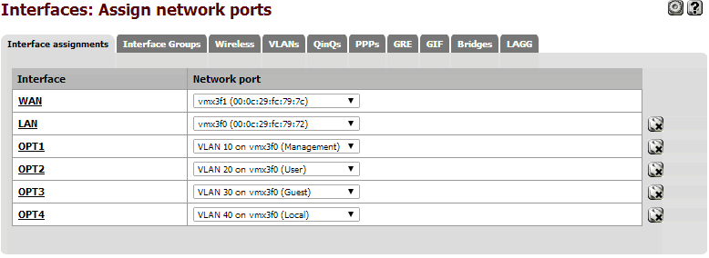 Assign Network Ports