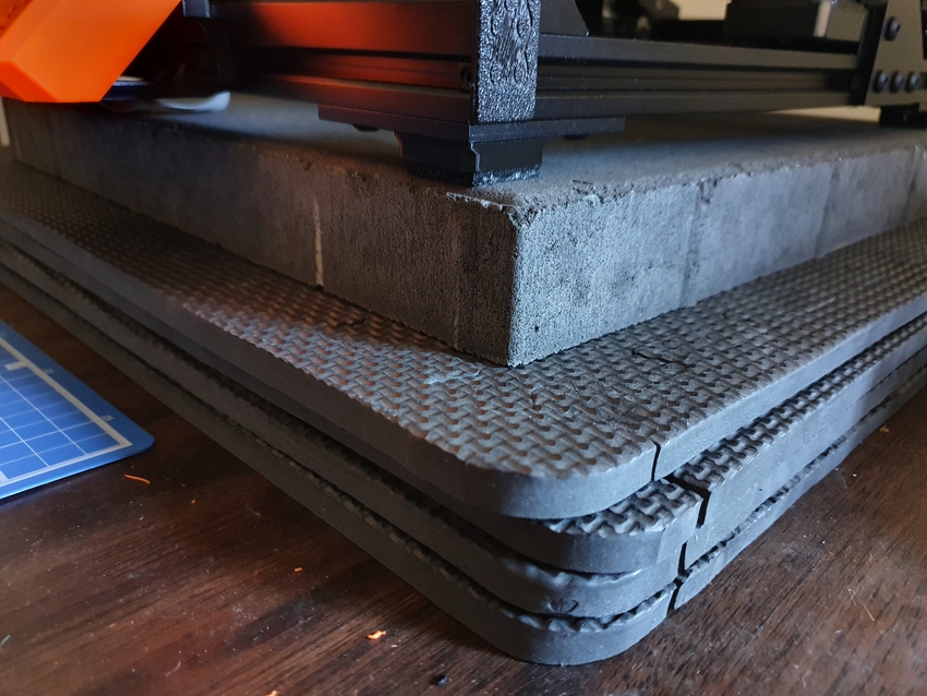 foam concrete layers