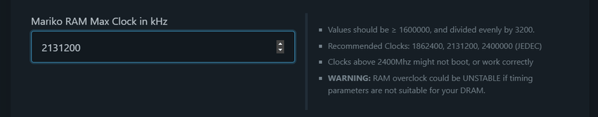 oc online config mem